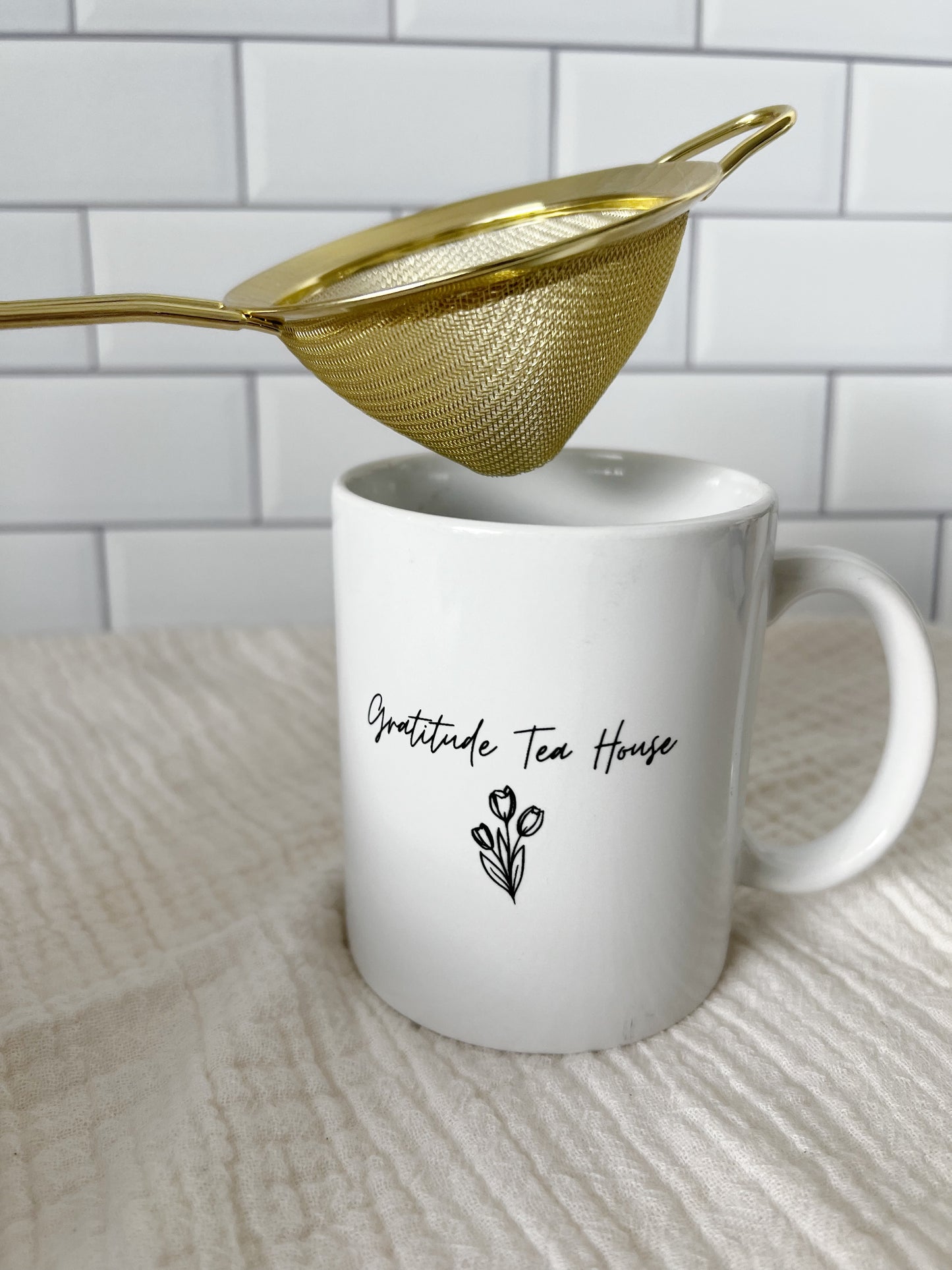 Golden Mesh Strainer