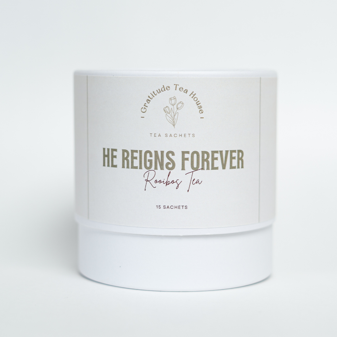 He Reigns Forever – Rooibos Herbal Blend (Tea Sachets)